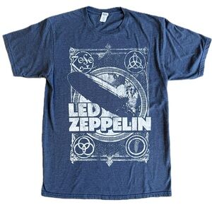 707 tag Led Zeppelin I hindenburg disaster limiter shirt- Medium- EUC